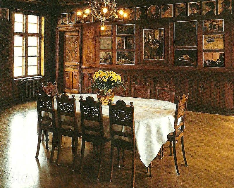 Michael Ancher den brodumske spisesal i skagens museum Norge oil painting art
